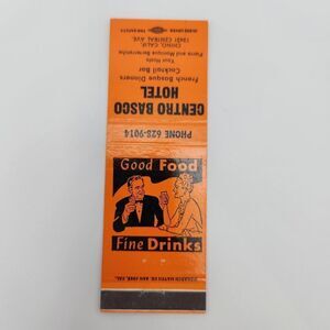 Vintage Centro Basco Hotel - Chino, California 1960s Matchbook Ephemera